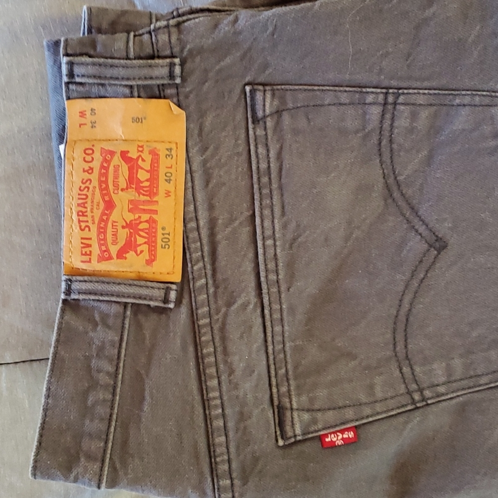Grey Levi's 501 STF
